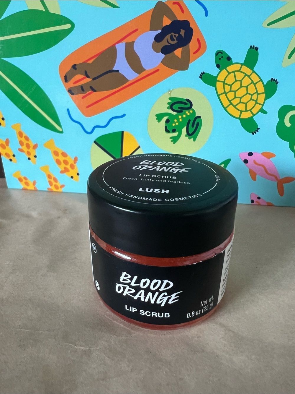 Lush Blood Orange Lip Scrub - Discontinued NEW